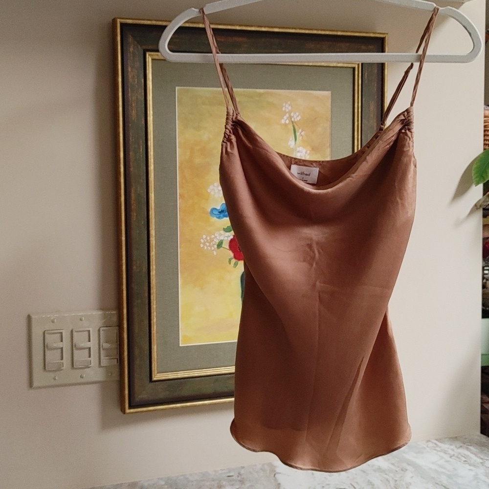 Wilfred Cupro Auburn Camisole Size Small